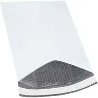 Bubble Lined Poly Mailers, 12 1/2" x 19", White, 50/Case
