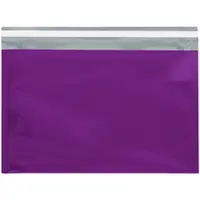 Metallic Glamour Mailers, 9 1/2" x 12 3/4", Purple, 250/Case