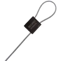 Cable Seals, 1/8" x 48", Black, 50/Case
