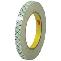 3M™ Double Sided Masking Tape, 6.0 Mil, 1/2" x 36 yds., Off-White, 3/Case