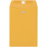 Clasp Envelopes, 6" x 9", Kraft, 1000/Case