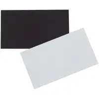 Magnetic Tape Strips, 2" x 3 1/2", Black, 100/Case