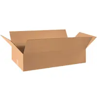 Corrugated Boxes, 31" x 16" x 9", Kraft, 10/Bundle; 120/Skid