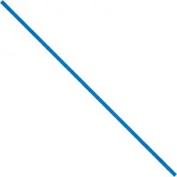 Paper Twist Ties, 12" x 5/32", Blue, 2000/Case