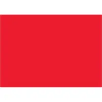 Tape Logic® Inventory Rectangle Labels, 5" x 7", Fluorescent Red, 500/Roll