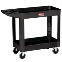 Rubbermaid® Utility Cart, 45" x 26" x 33", Black, 1/Each