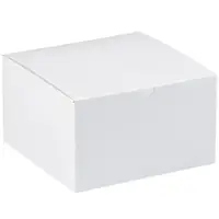Gift Boxes, 10" x 10" x 6", White, 50/Case