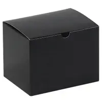 Gift Boxes, 6" x 4 1/2" x 4 1/2", Black Gloss, 100/Case