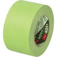 3M™ 401+/233+ Masking Tape, 6.7 Mil, 3" x 60 yds., Green, 8/Case