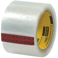 3M™ 375 Carton Sealing Tape, 3.1 Mil, 3" x 55 yds., Clear, 6/Case