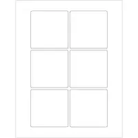 Tape Logic® Weather-Resistant Laser Labels, 3" x 3", White, 600/Case