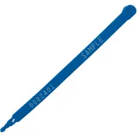 Plastic Truck Seals, 3/8" x 7 1/2", Blue, 100/Case