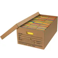 Economy File Storage Boxes, 24" x 15" x 10", Kraft, 12/Case