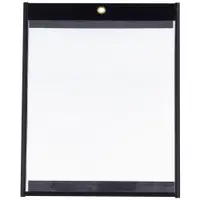 Magnetic Job Ticket Holders, 9" x 12", Black, 25/Case