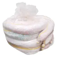 Oil Only Sorbent Booms, 5" x 10', 4/Case