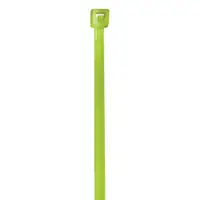 Colored Cable Ties, 18#, 4", Fluorescent Green, 1000/Case