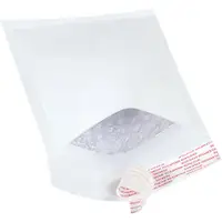 Self-Seal Bubble Mailers, #000, 4" x 8", White, 25/Case
