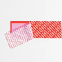 Tape Logic® Security Strips on a Roll, 3.9 Mil, 2" x 5 3/4", Red, 24/Case