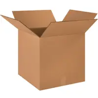 Double Wall Boxes, 18" x 18" x 18", Kraft, 10/Bundle; 70/Skid