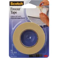 3M™ 178 Freezer Tape, 2.6 Mil, 3/4" x 1000', Natural, 24/Case
