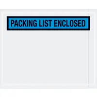 Tape Logic® "Packing List Enclosed" Envelopes, 4 1/2" x 5 1/2", Blue, 1000/Case