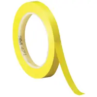 3M™ 471 Vinyl Tape, 5.2 Mil, 1/4" x 36 yds., Yellow, 3/Case