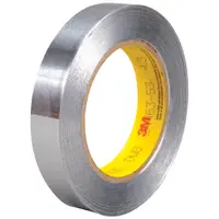 3M™ 425 Aluminum Foil Tape, 4.6 Mil, 3/4" x 60 yds., Silver, 1/Case