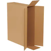 Side Loading Boxes, 26" x 6" x 20", Kraft, 10/Bundle; 120/Skid