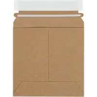 Stayflats Plus® Self-Seal Mailers, 6" x 6", Kraft, 200/Case