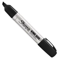 Sharpie® King Size™ Markers, Black, 12/Case