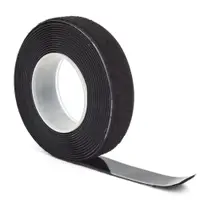 Tape Logic® Individual Tape Strips, Loop, 1 1/2" x 75', Black, 1/Case