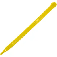 Plastic Truck Seals, 3/8" x 7 1/2", Yellow, 100/Case