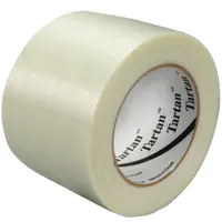 3M™ 8934 Strapping Tape, 4.0 Mil, 3" x 60 yds., Clear, 6/Case
