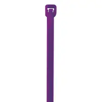 Colored Cable Ties, 40#, 8", Purple, 1000/Case