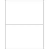 Tape Logic® Weather-Resistant Laser Labels, 8 1/2" x 5 1/2", White, 200/Case