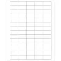Tape Logic® Rectangular Laser Labels, 1 1/2" x 3/4", White, 7000/Case
