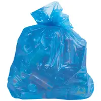 Blue Recycling Trash Liner, 55-60 Gallon, 1.4 Mil., Blue, 100/Case