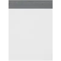 Expansion Poly Mailers, 11" x 13" x 2", White, 100/Case