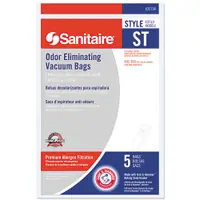 Sanitaire® Replacement Bags for the VCM150 Industrial Vacuum, White, 5/Case