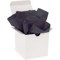 Gift Grade Tissue Paper, 15" x 20", Black, 960/Case