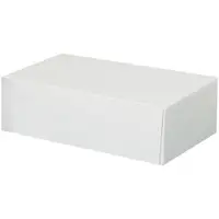 Stationery Folding Cartons, 5 3/4" x 9 1/2" x 3", White, 200/Case
