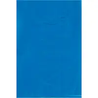 Flat 2 Mil Poly Bags, 6" x 9", Blue, 1000/Case