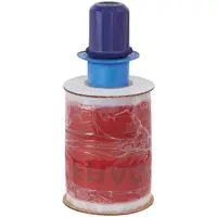Goodwrappers® Identi-Wrap, "FRAGILE", 5" x 80 Gauge x 500', Red/Black, 6/Case