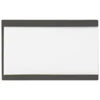 Magnetic "C" Channel Cardholders, 2" x 3", Black, 25/Case