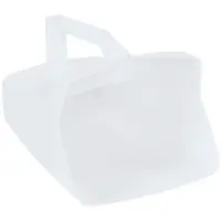 Utility Plastic Scoop, 64 oz., White, 1/Each
