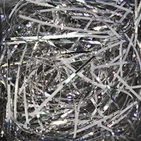 PreciousMetal™ Metallic Shreds, 10 lb., Silver, 1/Case