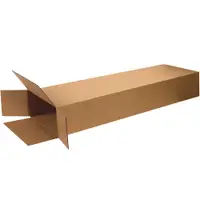 Side Loading Boxes, 20" x 8" x 60", Kraft, 5/Bundle; 120/Skid
