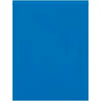 Reclosable 2 Mil Poly Bags, 12" x 15", Blue, 1000/Case