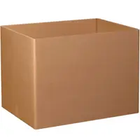 Triple Wall Gaylord Bottoms, 48" x 24" x 28", Kraft, 5/Bundle; 30/Skid
