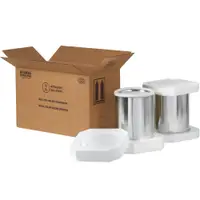 Foam Haz Mat Shipper Kit, 2 - 1 Gallon, 17" x 8 1/2" x 9 5/16", Kraft, 1/Each